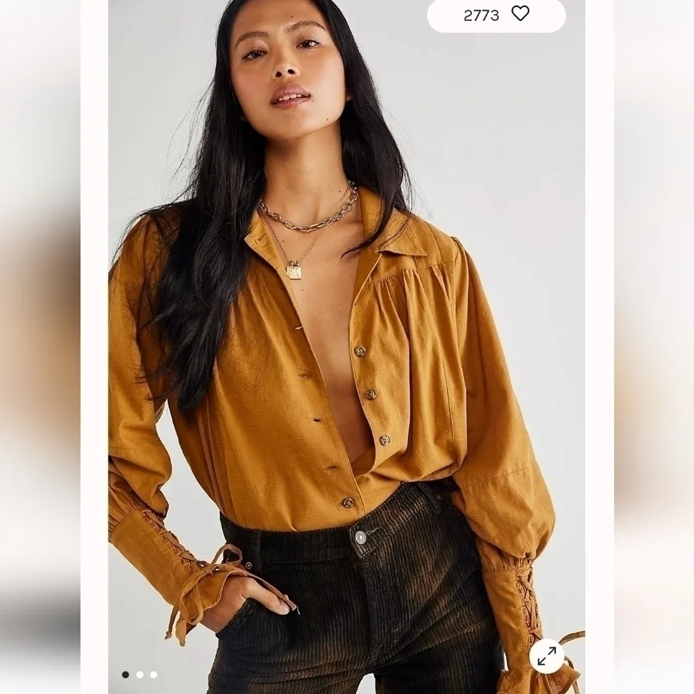 Free People Kiss Kiss Blouse